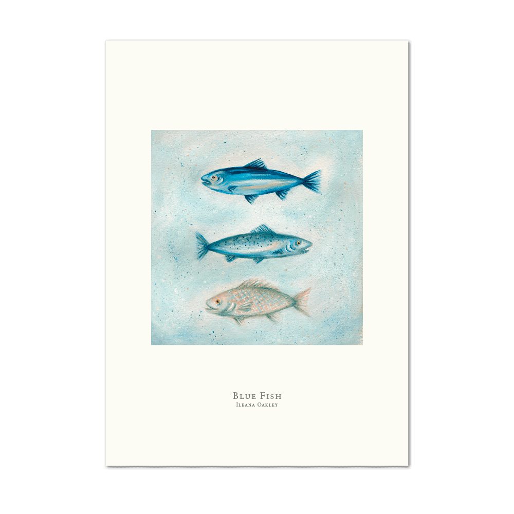 Show details for Blue Fish | Large Print