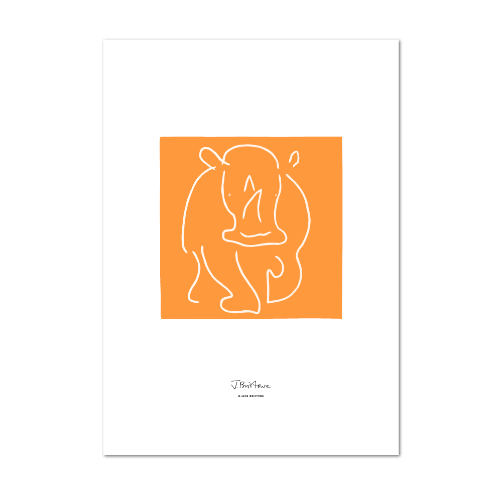 Show details for Rhino Orange | Large Print