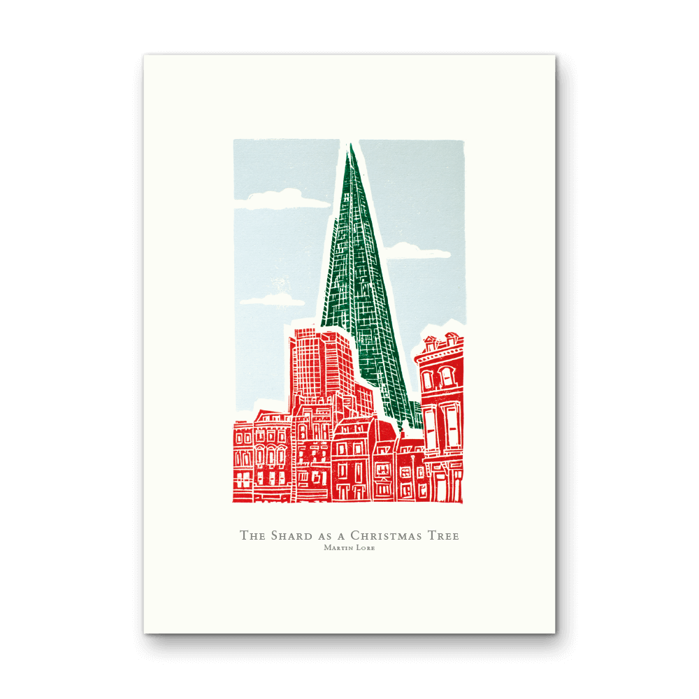 Show details for The Shard as a Christmas Tree | Large Print