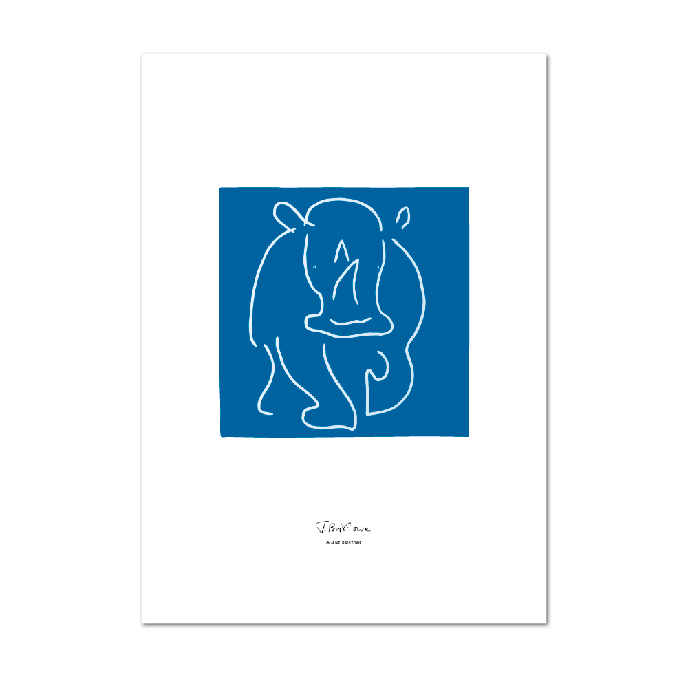 Picture of Rhino Blue | Large Print