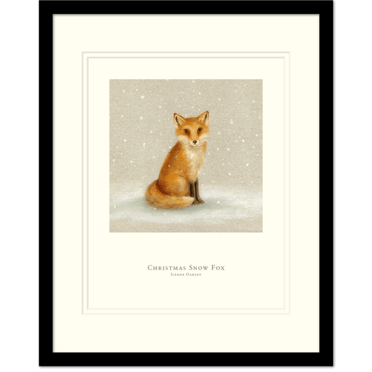 Christmas Snow Fox