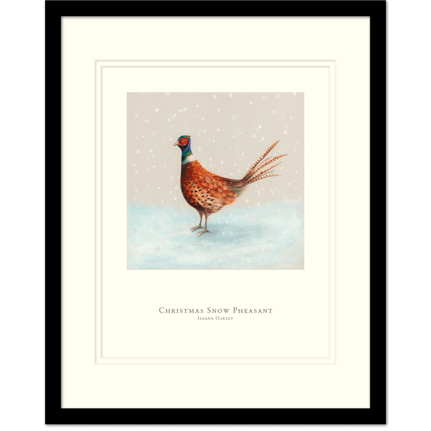 Christmas Snow Pheasant