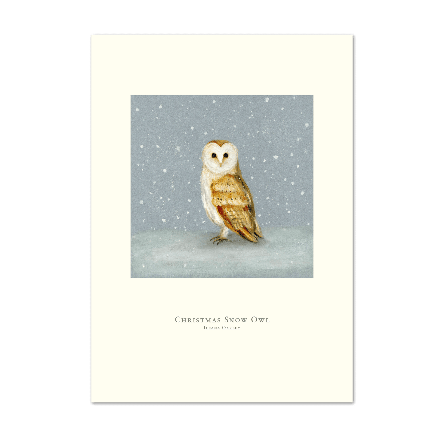 Christmas Snow Owl