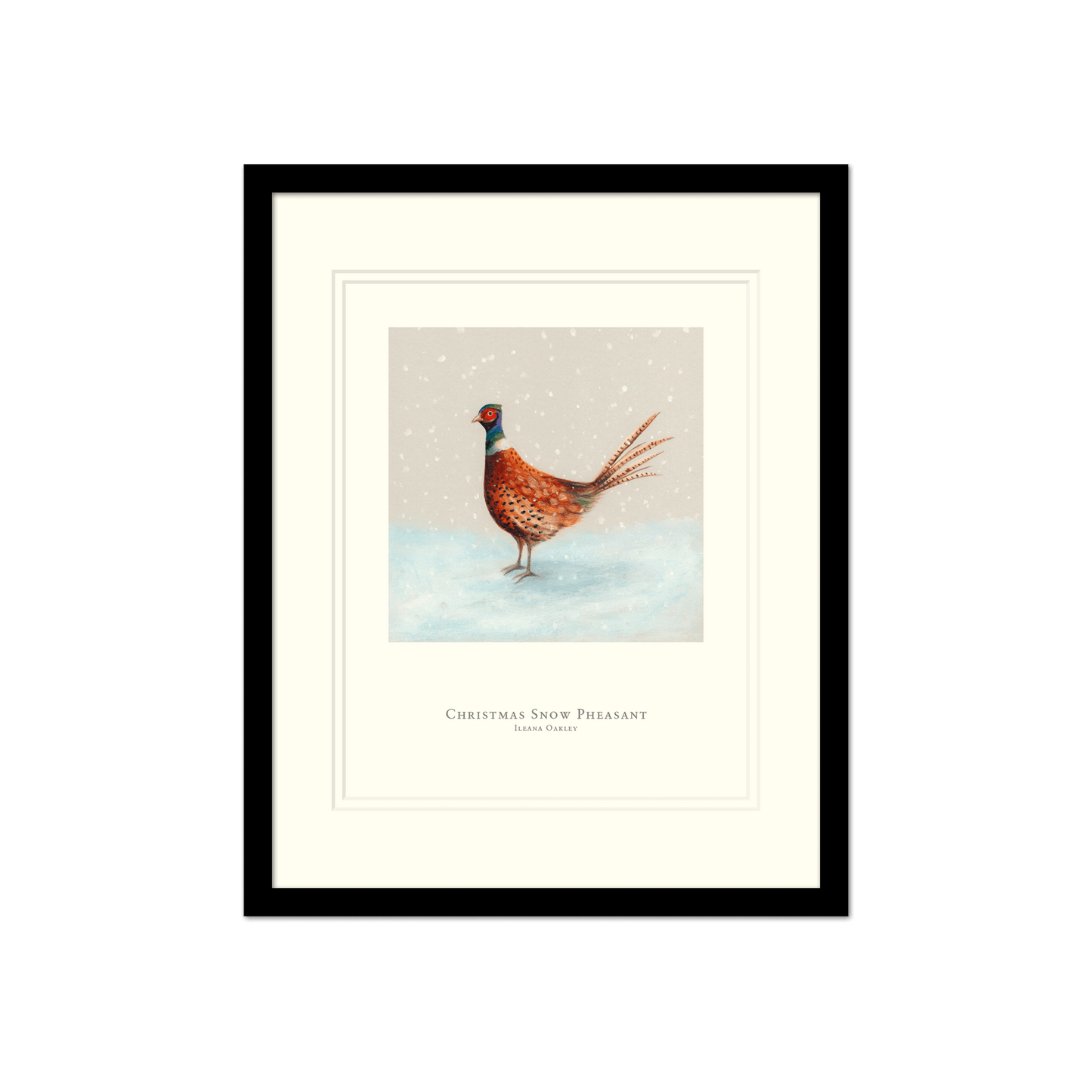 Christmas Snow Pheasant