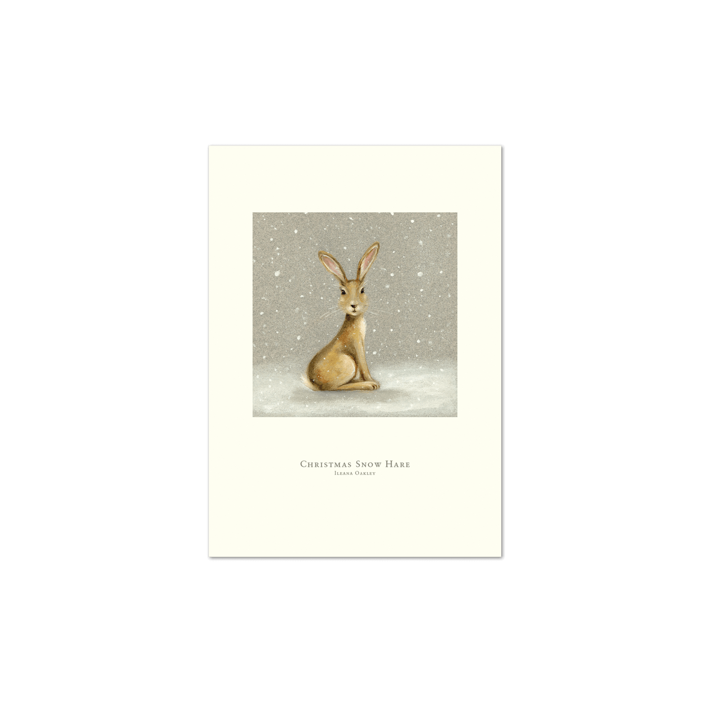 Christmas Snow Hare