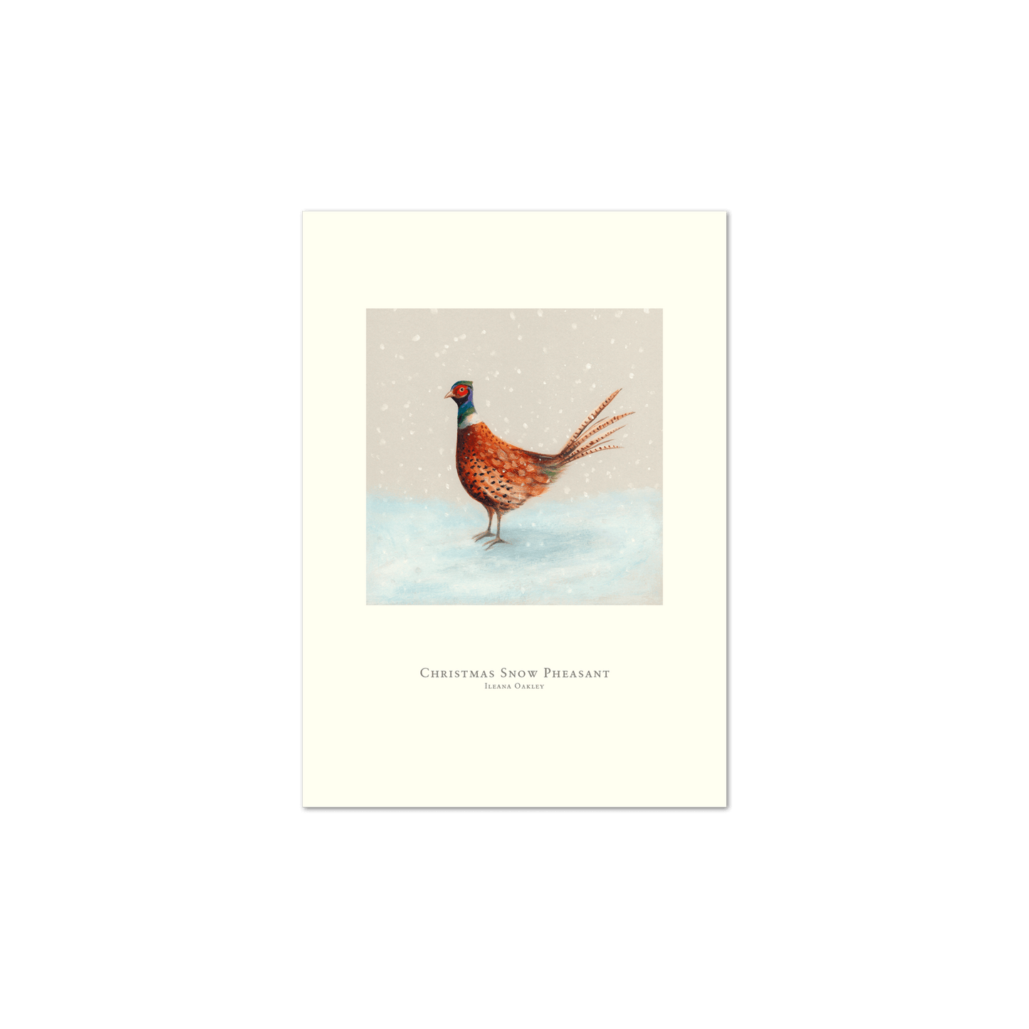 Christmas Snow Pheasant